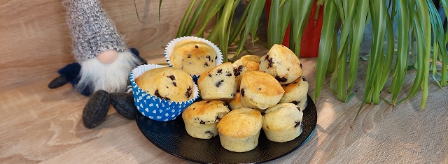 Cuisiner –  Les muffins ultra moelleux aux pépites de&nbsp;chocolat