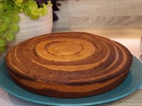 Cuisiner – Le gâteau zébré au chocolat et beurre de&nbsp;cacahuète