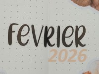 Faire un Bullet Journal – Mise en page Février&nbsp;2026