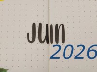 Faire un Bullet Journal – Mise en page Juin&nbsp;2026